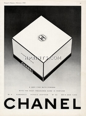 Chanel (Cosmetics) 1954 "Poudre de Toilette" Bath Powder