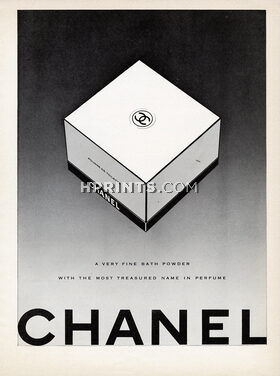 Chanel (Cosmetics) 1950 "Poudre de Toilette" Bath Powder