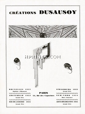 Dusausoy 1926 Art Deco