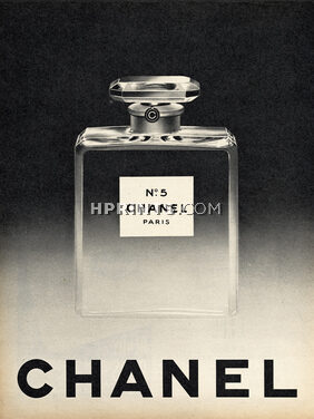 Chanel (Perfumes) 1961 Numéro 5 (marginless version, brown paper)