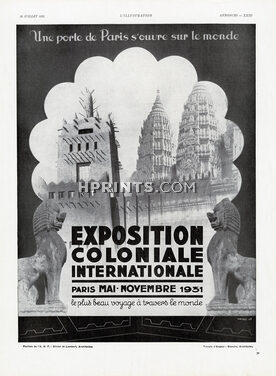 Exposition Coloniale Internationale 1931 Angkor