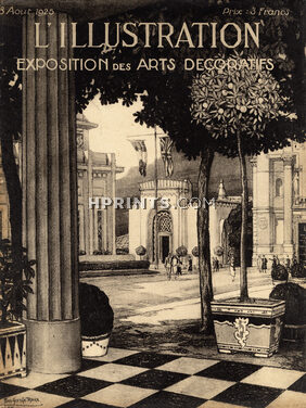Tony Georges Roux 1925 Decorative Arts Exhibition, Art Deco Cover