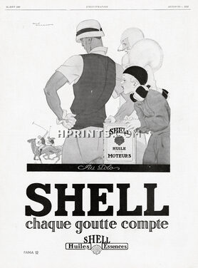Shell 1929 Au Polo, René Vincent