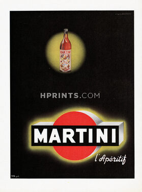 Martini 1953 L'Apéritif, d'après Delpeuch