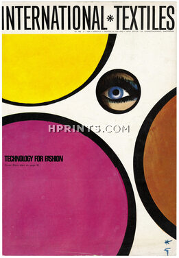 René Gruau 1970 International Textiles Cover