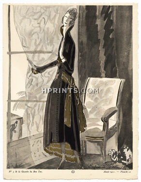 Enfin !... Le Voici, 1921 - Eduardo Garcia Benito. La Gazette du Bon Ton, n°3 — Planche 20