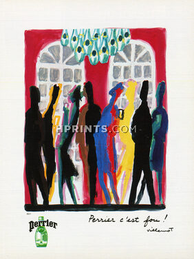 Perrier (Water) 1983 Perrier C'est Fou ! Bernard Villemot