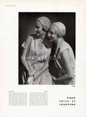 Madame Agnès 1930 Turbans, Photo Steichen