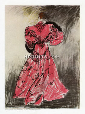 Jeanne Lanvin 1946 Evening Coat, Ducharne, Bernard Blossac
