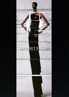 Yves Saint Laurent 1982 Jean Paul Goude, Evening Gown