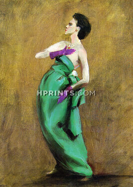 Givenchy 1982 Patrick Arlet, Evening Gown, Jewels Bvlgari