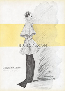 Fourrures Max 1947 Pierre Mourgue, Fur Coat