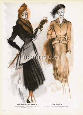 Brénot 1947 Véra Boréa & Madeleine de Rauch