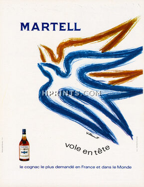 Martell (Cognac) 1968 Bernard Villemot (L)