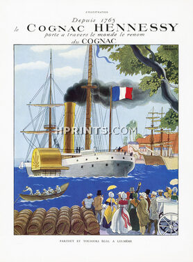 Hennessy (Cognac) 1939 Steamer, Lucien Boucher