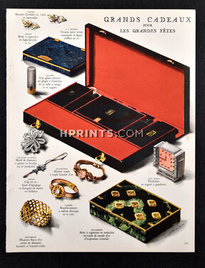 Dupont, Cartier, Chaumet, Boucheron, Hermès, Van Cleef & Arpels, Mauboussin, Marin 1947 Dominique Fircsa