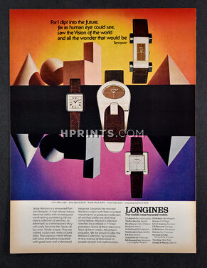 Longines (Watches) 1973 Serge Manzon