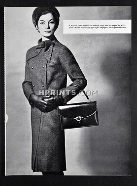 Carven 1962 Sac et gants Hermès