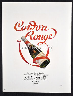 Mumm (Champain) 1947 Cordon Rouge, E. Virtel