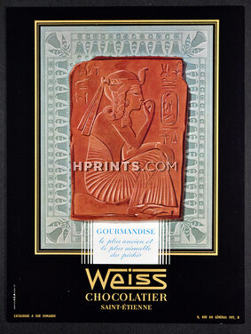 Weiss (Chocolates) 1957 Gourmandise, Egypt