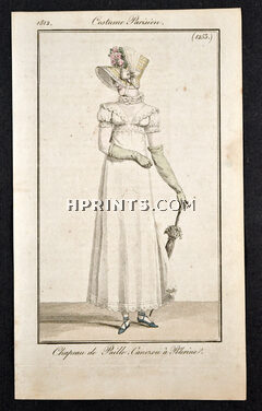 Le Journal des Dames et des Modes 1812 Costume Parisien N°1253