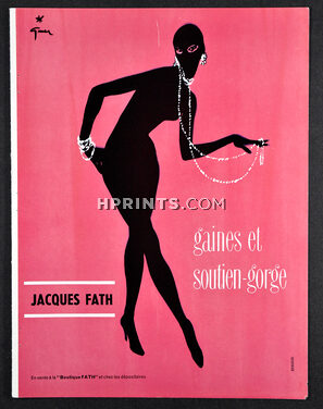 1956 Sexy Woman in Warner's Black Merry Widow Corselette photo vintage  print ad – Fédération québécoise de Kin-Ball
