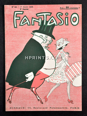 Roubille 1909 Faun, Midinette, Fantasio Cover