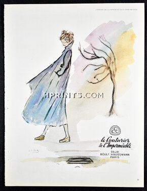 CCC (Comptoir Commercial Caoutchouc) 1951 Huguette de Vos, Raincoat