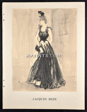 Jacques Heim 1938 Evening Gown, Eric (Carl Erickson)
