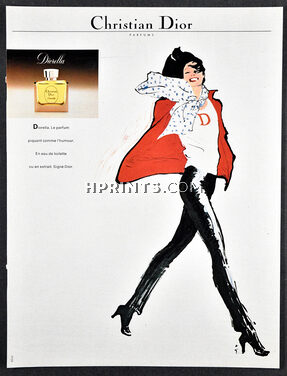 Christian Dior (Perfumes) 1981 Diorella, René Gruau