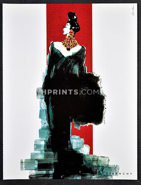 Givenchy 1989 Zoltan Fashion Illustration