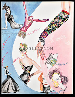 J. H. Lartigue 1937 Schiaparelli, Chanel... Fashion Goods