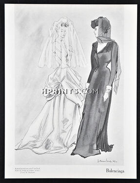 Balenciaga 1941 Wedding dress (Van Dyck), Ducharne, Jc. Haramboure