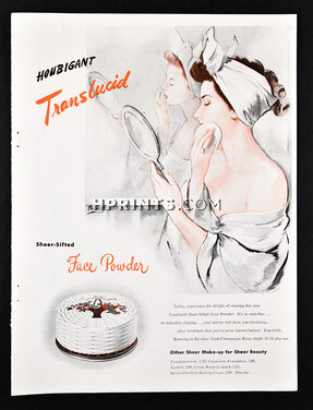 Houbigant (Cosmetics) 1946 Powder, Making-up, Bodegard