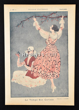 Le Temps des Cerises, 1916 - Lorenzi The cherry season