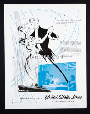 United States Lines 1956 Partner Dance