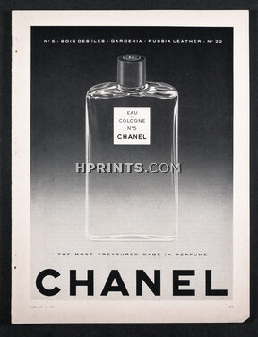 Chanel (Perfumes) 1956 Eau de Cologne Numéro 5