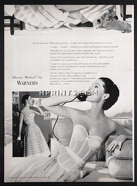 Warner's 1956 Merry Widow, Marquisette, Pekingese Dog