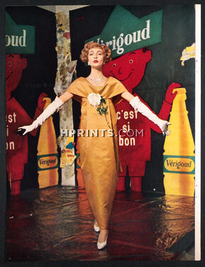 Nina Ricci 1958 Poster Vérigoud by Savignac, Photo William Klein