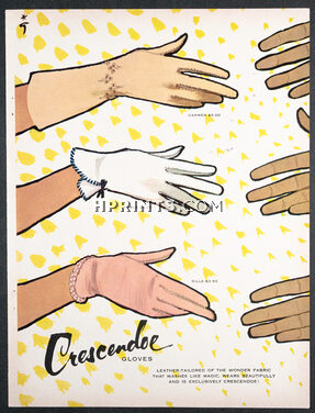 Crescendoe (Gloves) 1958 René Gruau
