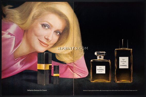 Chanel (Perfumes) 1972 Numéro 5, Catherine Deneuve