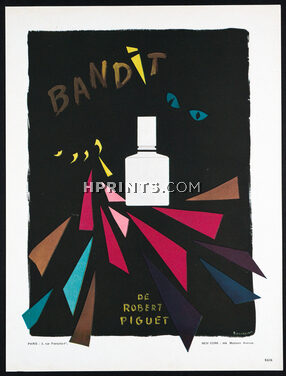 Robert Piguet (Perfumes) 1946 Bandit Bouldoires, Cat