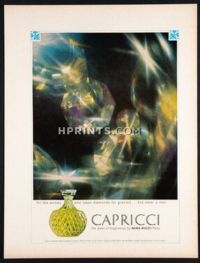 Nina Ricci (Perfumes) 1967 Capricci, Lalique bottle