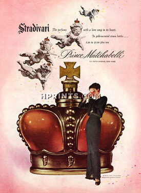Prince Matchabelli (Perfumes) 1946 Stradivari