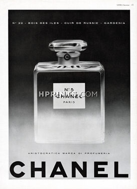 Chanel (Perfumes) 1961 Numéro 5 (Italian) Aristocratica Marca di Profumeria