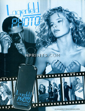 Lagerfeld (Perfumes) 1992 "Photo", Photo Karl Lagerfeld