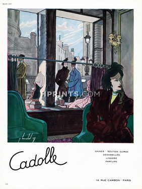 Cadolle 1948 Boutique 14 rue Cambon, Pierre Louchel, Shop Window
