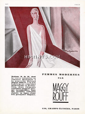 Maggy Rouff (Couture) 1929 Paul Valentin