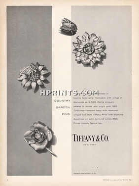 Tiffany & Co. 1960 Country Garden Pins