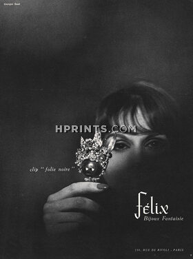 Félix (Jewels) 1963 Bijoux Fantaisie, Photo Georges Saad